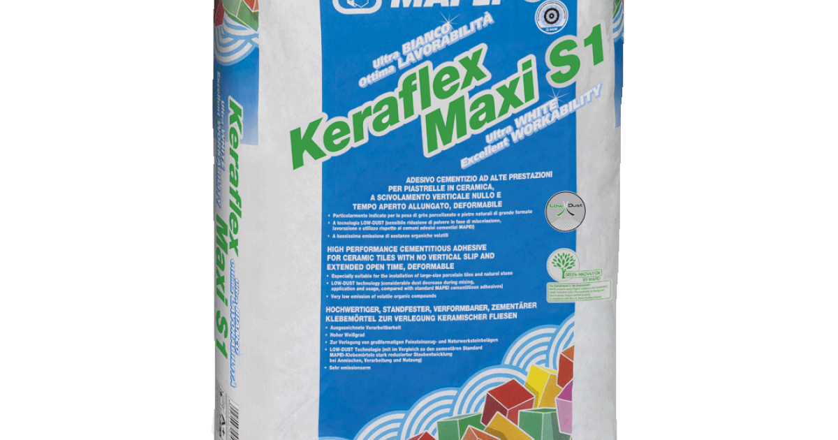 Mapei Keraflex Maxi S Kg Flexible Tile Adhesive Gray