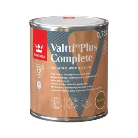 VALTTI PLUS COMPLETE GOLDEN OAK 0,75L Быстросохнущий пропиточный антисептик для дерева