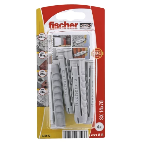 FISCHER SX 14X70 dībelis 4gab/iep 61-2673B