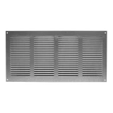 Решетка металлическая, 400x200mm, цынк