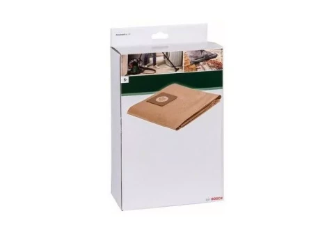 Putekļu sūcēja maisi AdvancedVac20, papīra, 5gab/iep, BOSCH 2609256F33