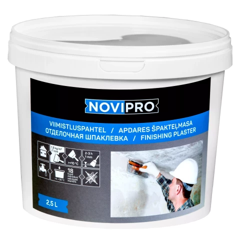 NOVIPRO Spahtel 2,5L Apdares špakteļmasa