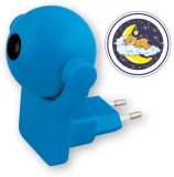 390-203 Nakts bērnu gaismas projektors ar dakšu 0.7W