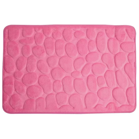 765-86 Paklājs lateksa RIMINI 60x95cm, rozā DUSCHY