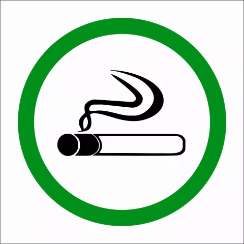 Sticker ''Smoking allowed'' D-10