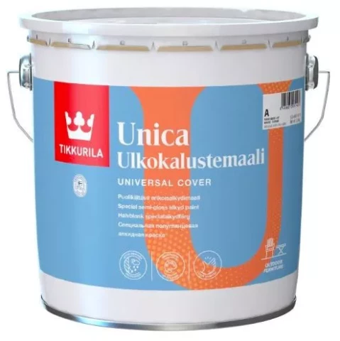 Tikkurila UNICA A 2.7L Alkīda krāsa kokam/metālam
