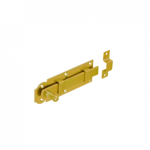 Aizbīdnis 160x55mm, dzelteni cinkots