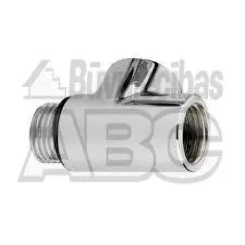 Хром. тройник 1/2" H/H/B