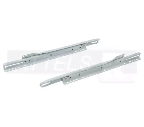 Rullīšu vadotnes atvilknēm L450 baltas līdz 25kg kravnesība