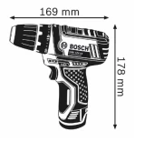 Аккумуляторная дрель/ отвертка / шуруповерт GSR 12V-15 без акк. и зарядного устройства BOSCH 0601868101
