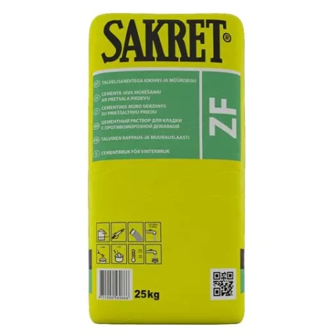 Sakret ZF  25kg -10°C  Mūrēšanas-apmešanas java M-10