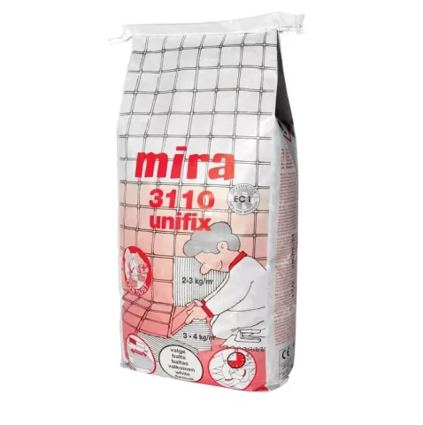 mira 3110 UNIFIX 25kg elastīga flīžu līme ar uzlabotu saķeri