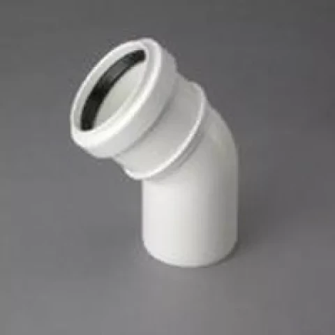 Iekšējās kanalizācijas PP HT līkums 32/15'