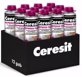 Ceresit CT 84 Express Plus PU Adhesive for Insulation Boards 850 ml, Box of 12 with Free Application Gun