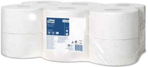 TORK tualetes papīrs MINI JumboPlus 2-k 170m ar zīmējumu