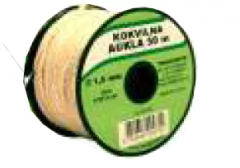 Aukla vīta  D2.0mm/50 m  kokvilnas