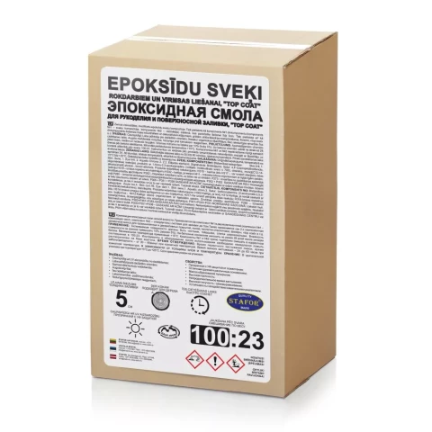 Stafor СМОЛА эпоксидная жидкая с отвердителем, прозрачная 1.23kg