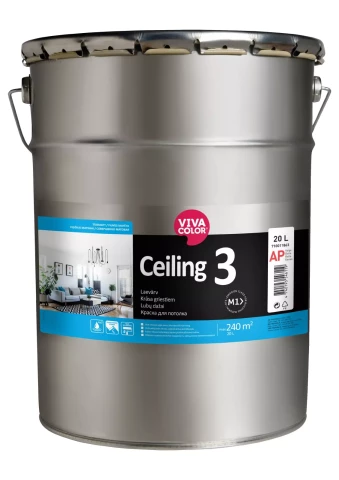 Vivacolor CEILING 3 AP 20L Совершенно матовая краска для потолка