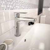 Ideal Standard Basin mixer Cerafine O H120, with pop-up, chrome BC699AA