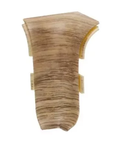 Grīdlīstes NGTW77 PVC kabeļiem  stūris iekš. ozols canjons