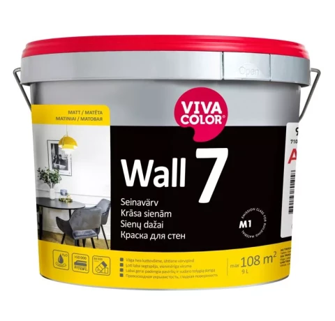 Vivacolor WALL 7 C 11.7L Матовая краска для стен ТОЛЬКО ДЛЯ ТОНИРОВКИ!