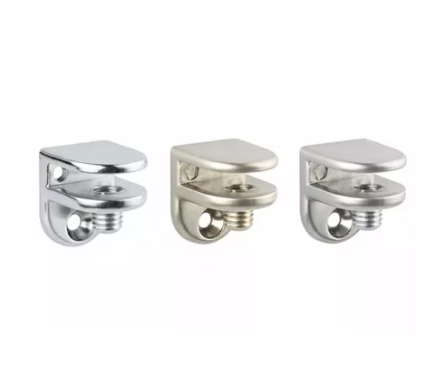 Glass shelf support MS-178, matt nickel finish