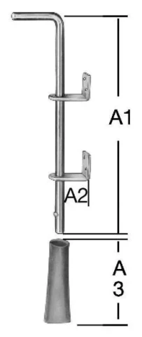 Aizbīdnis vārtiem 400mm