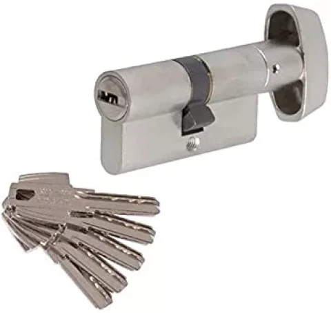 Мультицилиндр с поворотником 35/35 TESA латунь 5 ключей