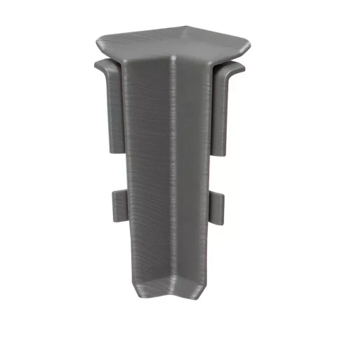 Grīdlīstes NG6C G3 PVC kabe ļiem stūris iekš. Aluminium