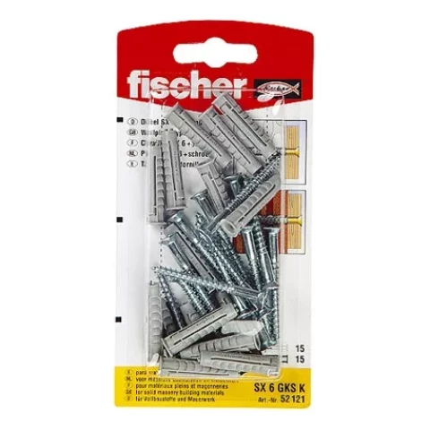 FISCHER SX 5X25 S dībelis 20gab 61-892B