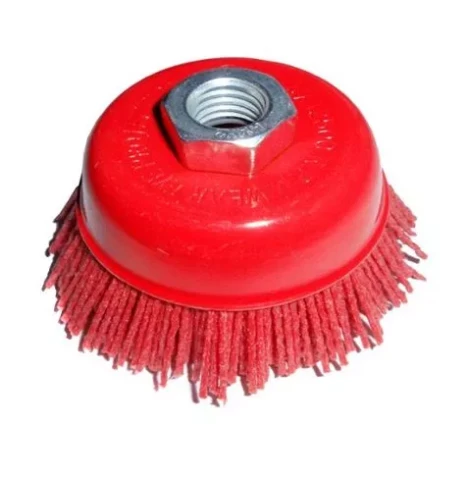 Щётка-крацовка "чашка", M14 ø75мм, нейлоновая проволока