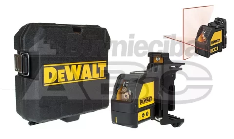 Krustlīniju lāzera līmeņrādis ar koferi sarkans DeWALT DW088K-XJ