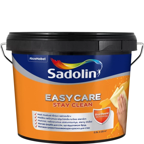 Sadolin EasyCare BW 2.5L Matt Wall Paint