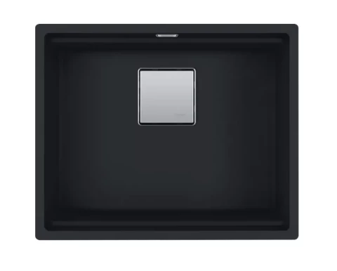FRANKE virtuves izlietne Kubus 2 KNG 110-52 560x460mm pabūvējama Fragranīta mat. melna 125.0627.319