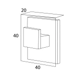 Āķis mazais ITEMS, hromēts xx