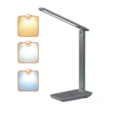 LED2B Galda lampa NOBLITE N 7W/3CCT 460lm pelēka