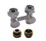 Нижний Подключаемый Элемент Радиатора Herz Для Двухтрубной Системы 1/2 - 3/4 С Присоединительными Ниппелями, Прямой (1376622)