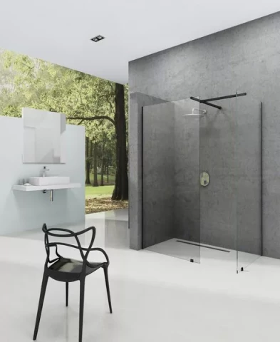 Ravak Dušas siena WALK IN Wall 80-200 spīdīgs +Transparent, GW9W40C00Z1