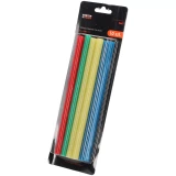 Līmes stienīši 11x200mm mix 10gab/iep, FASTER TOOLS 4447