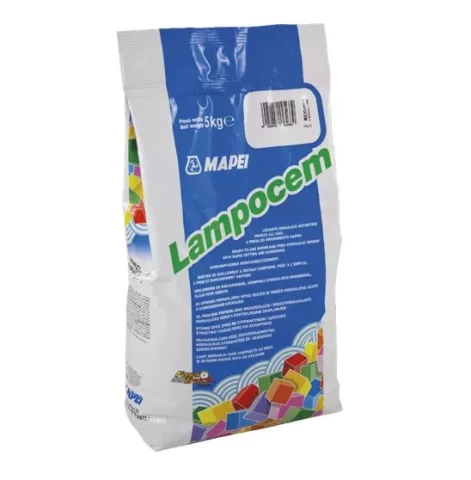 Mapei LAMPOCEM 5kg Ready-to-use shrinkage-free rapid setting and hardening hydraulic binder