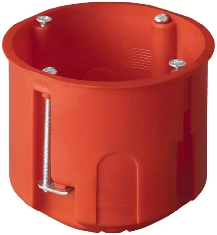 Montāžas kārba reģipsim  PK60/62mm sarkana