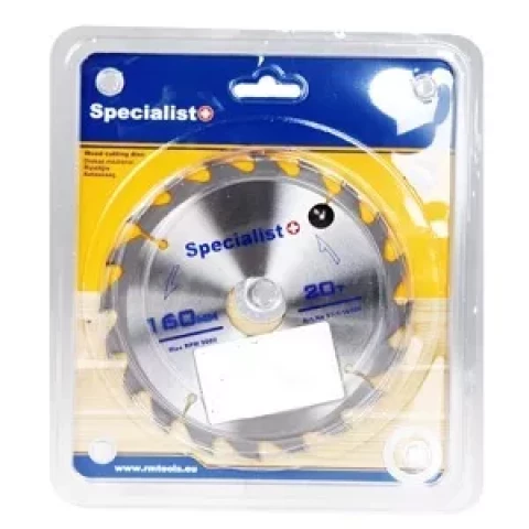 Zāģripa 160mm,20 zobi  30/20/16mm Specialist
