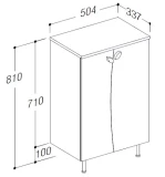 RB Skapis grīdas EAU50