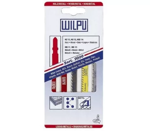 Figūrzāģa asmens Sort 2000, 5gab/iep., WILPU