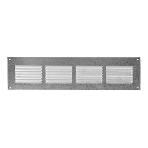 grille metal, 400x100mm, zinc