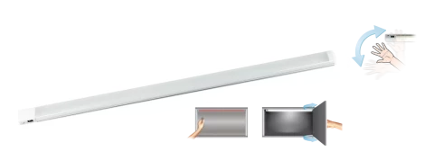 406-501 LED gaismeklis ar sensoru, 3W, 4000 K, 210lm, 220 V 325*25*9mm