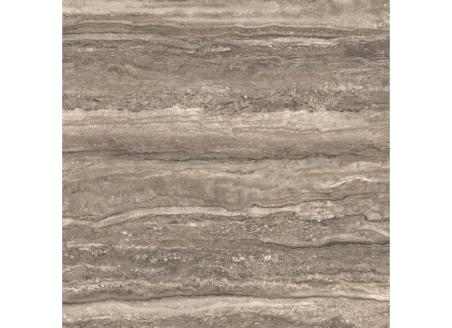 Tiles Liv Travertino 59.8x59.8 brown matt (1.07m2/3 pieces) rectified R9