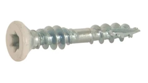 Винт для сборки мебели с белой головкой 4.2x28 (250)