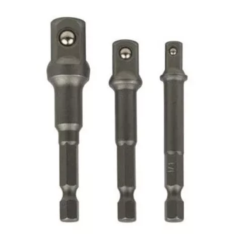 Adapteru komplekts muciņām 1/4, 3/8, 1/2, 3gab/iep