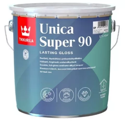 Tikkurila UNICA SUPER 90 2.7L Uretānalkīda laka spīdīga